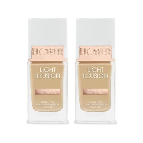 Flower Beauty Light Illusion Foundation Warm Beige (Pack of 2)