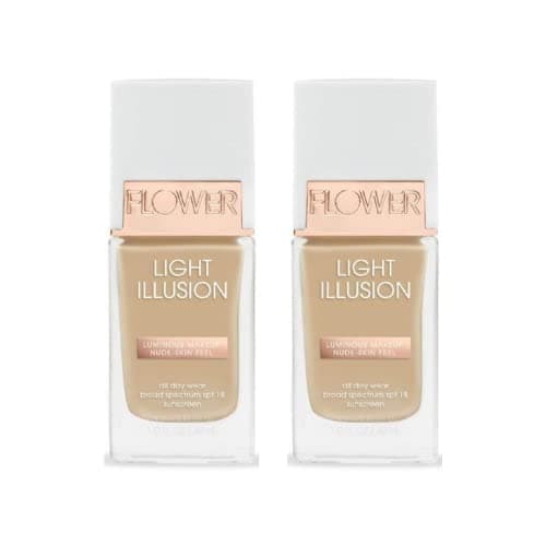 FLOWER BEAUTY Light Illusion Foundation in Natural Beige (2-Pack)