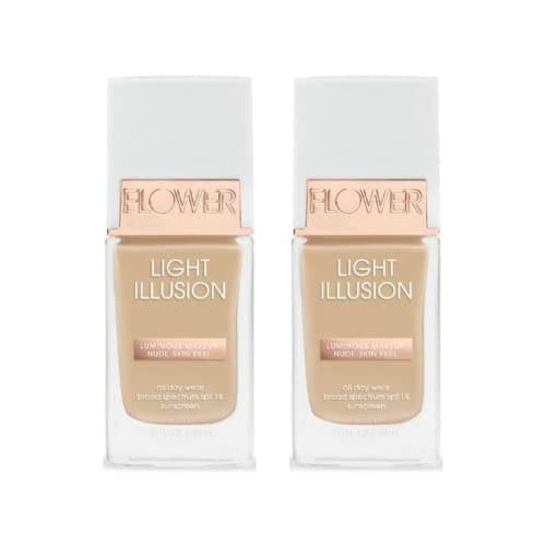 FLOWER BEAUTY Light Illusion Foundation with SPF 18 - 2 Pack