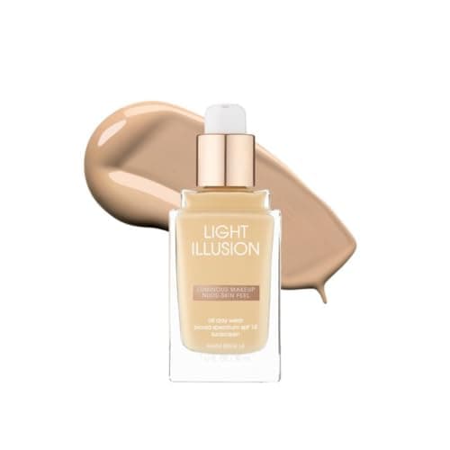 FLOWER BEAUTY Light Illusion Foundation in Warm Beige