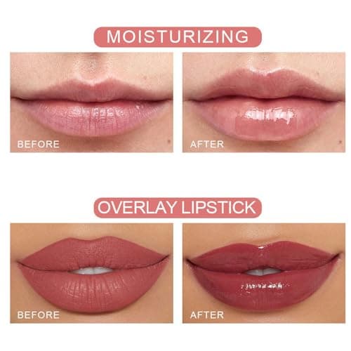 Hydrating Lip Gloss Set, 6Pcs for Women and Girls