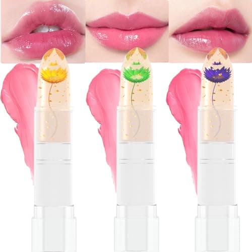 Crystal Flower Changing Lipstick - Long Lasting Lip Care — 3 Pcs 04#&05#&06#