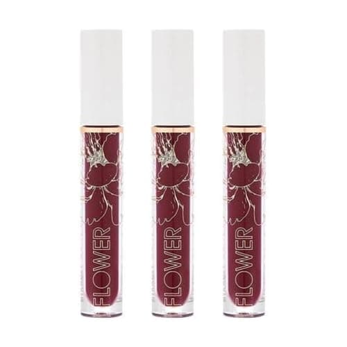 Flower Beauty Petal Pout Lip Color - Black Cherry (Pack of 3)