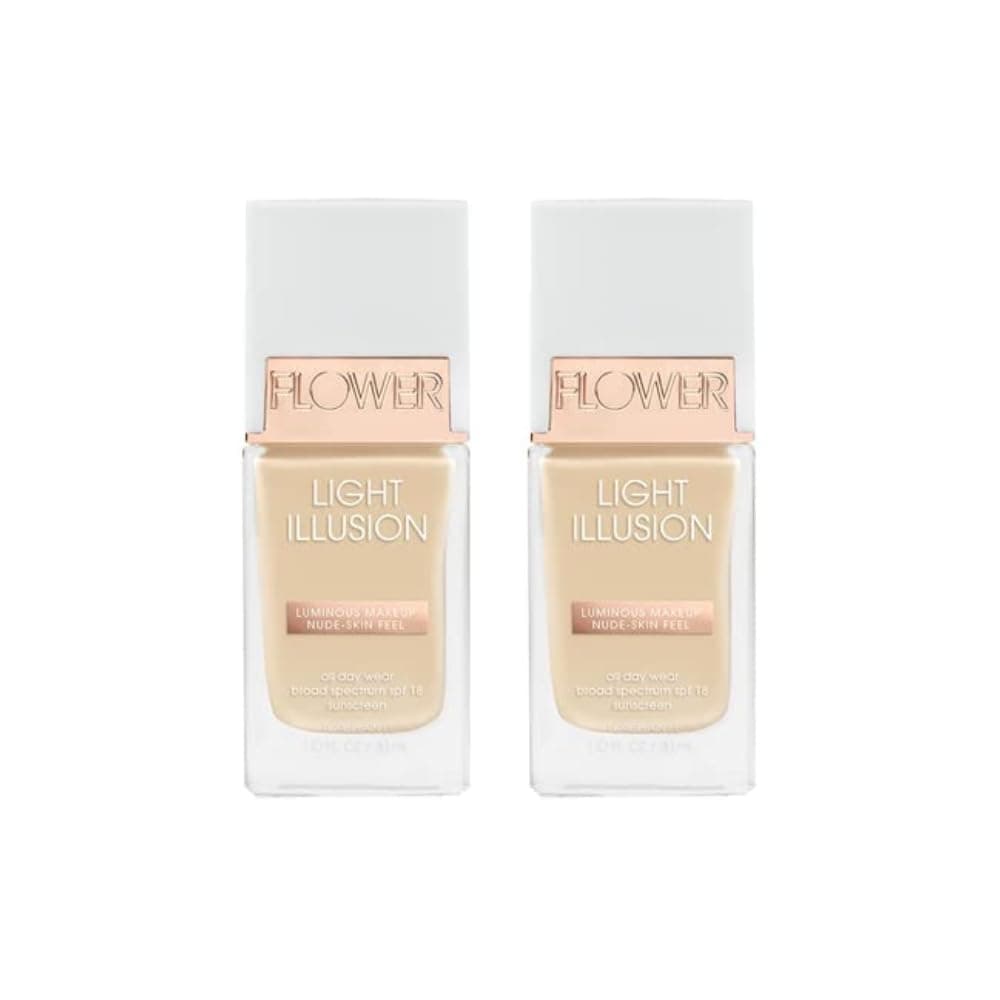 FLOWER BEAUTY Light Illusion SPF Foundation - Porcelain (Pack of 2)