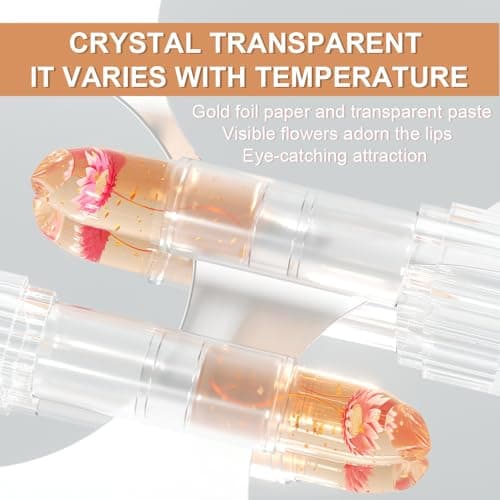 Crystal Flower Changing Lipstick - Long Lasting Lip Care