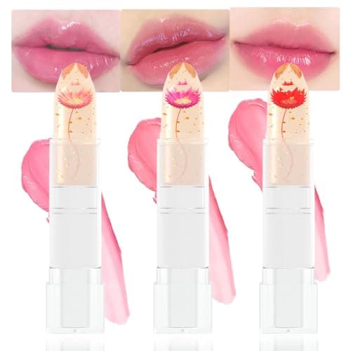 Crystal Flower Changing Lipstick - Long Lasting Lip Care — 3 Pcs 01#&02#&03#