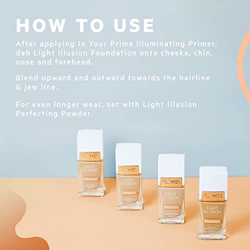 FLOWER BEAUTY Light Illusion Foundation in Natural Beige (2-Pack)