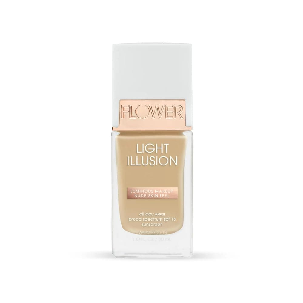FLOWER BEAUTY Light Illusion Foundation in Warm Beige