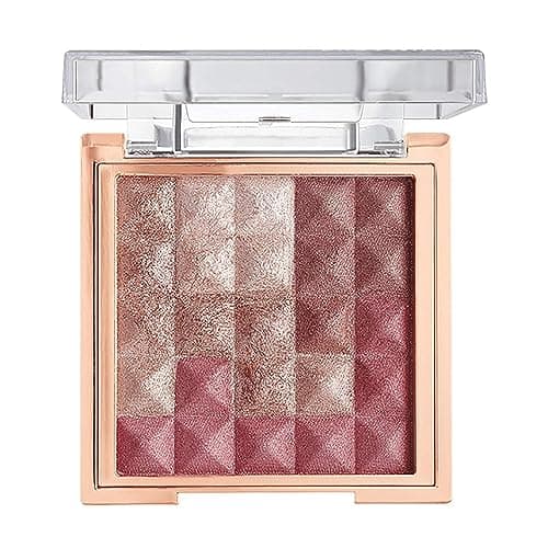 FLOWER BEAUTY Highlighter and Blush Makeup Powder (Rose Glow), Pack of 2