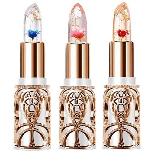 1. Color Changing Lipstick for Women and Girls
2. Korean Lip Balm Gift Set, 3Pcs
3. Clear Lipstick with Flower Inside
4. Moisturizing Jelly Lipstick
5. Color Changing Lip Balm for Women and Girls
6. Beauty Lip Balm Gift Set for Women and Girls
