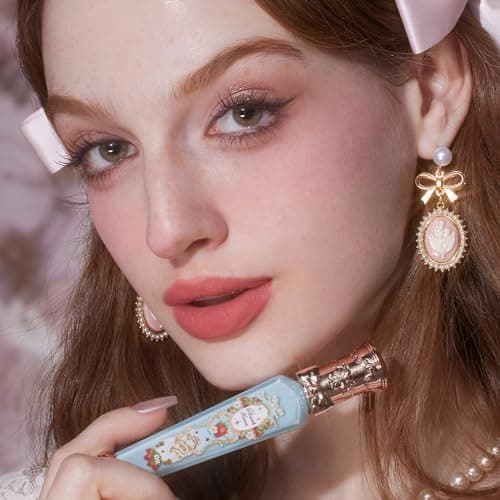 Flower Knows Strawberry Rococo Cloud Lip Cream Matte Liquid Lipstick for Girls & Women