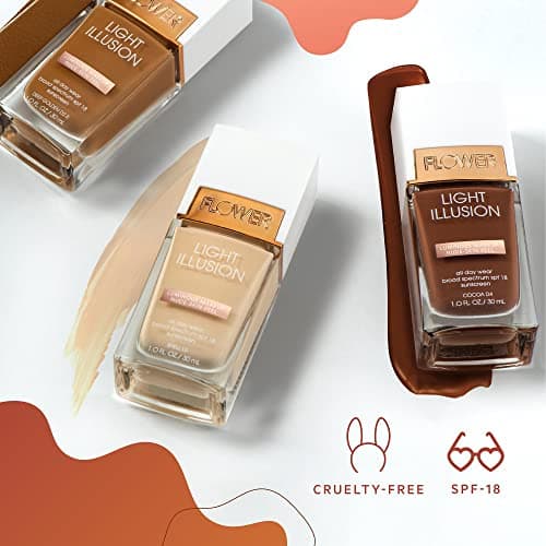FLOWER BEAUTY Light Illusion Foundation in Natural Beige (2-Pack)