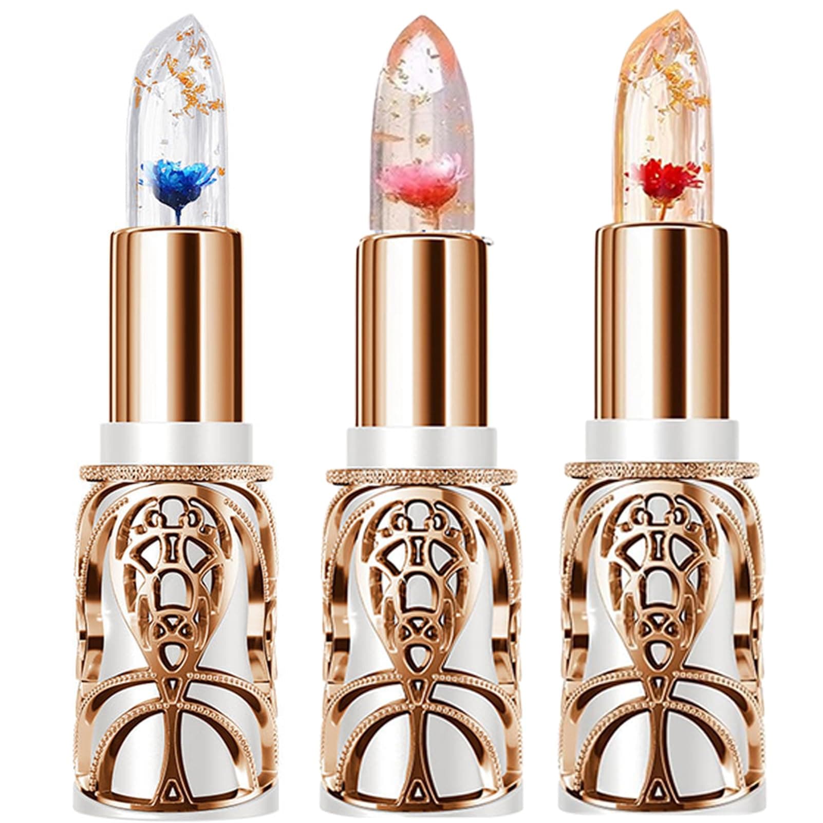 1. Color Changing Lipstick for Women and Girls
2. Korean Lip Balm Gift Set, 3Pcs
3. Clear Lipstick with Flower Inside
4. Moisturizing Jelly Lipstick
5. Color Changing Lip Balm for Women and Girls
6. Beauty Lip Balm Gift Set for Women and Girls